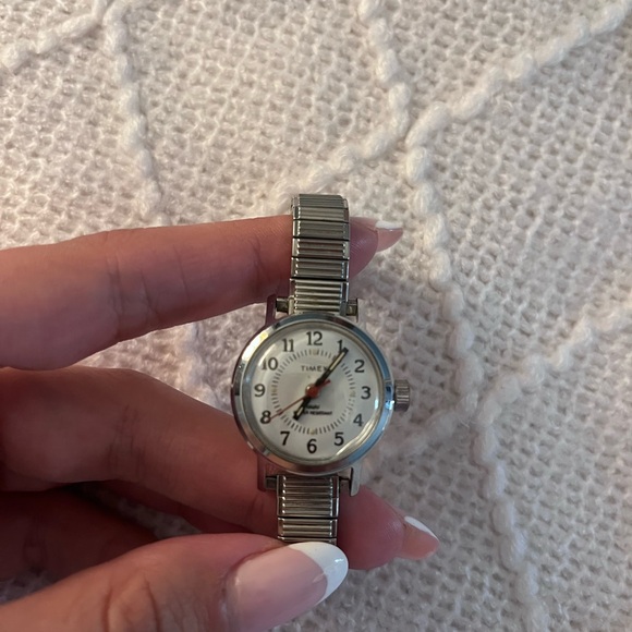 Vintage Silver Timex Water Resistant Bracelet‎ Watch - Picture 6 of 6
